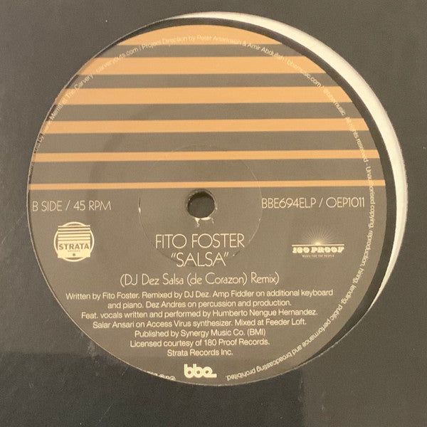 Maulawi / Fito Foster : Street Rap / Salsa (12")