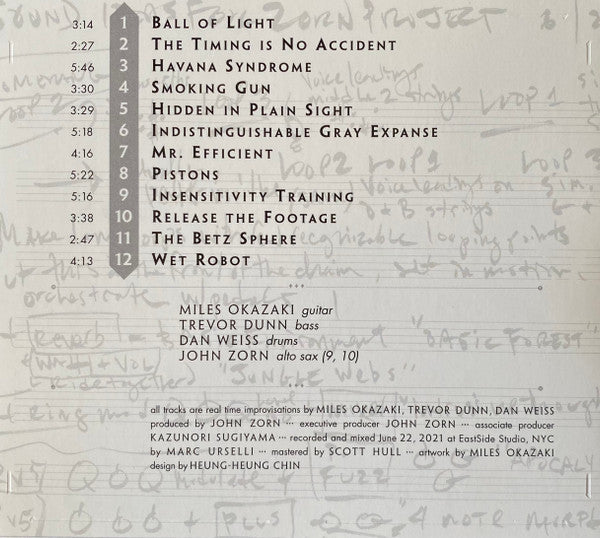 Miles Okazaki, Trevor Dunn, Dan Weiss (3) : Hive Mind (CD, Album)