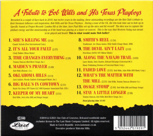 The Hot Club Of Cowtown : What Makes Bob Holler (CD, Album, RE)