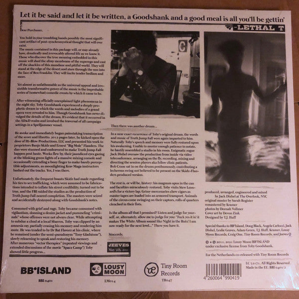 Toby Goodshank : Truth Jump Fall (LP, Ltd, RM, Whi)