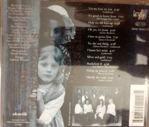 Ron Ringwood's Gospel Messengers : You Can Lean On Me (CD, Album)