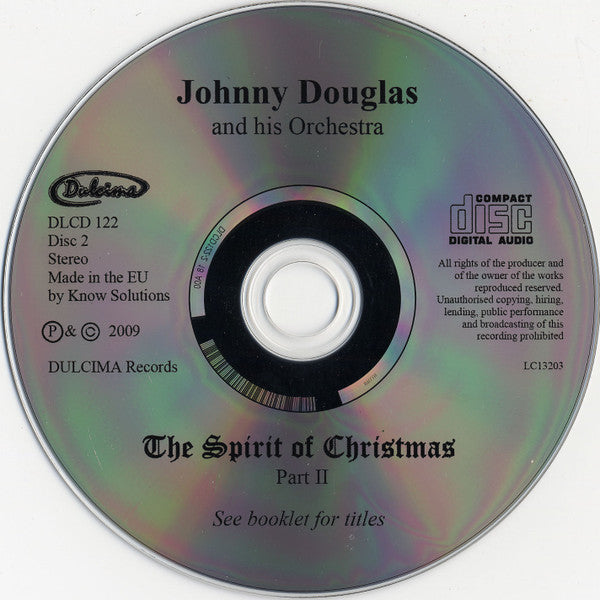 Johnny Douglas And His Orchestra And Chorus And Living Strings, Living Voices : The Spirit Of Christmas (2xCD, Comp, RM)