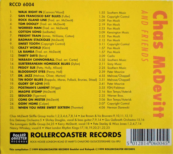 Chas McDevitt : Chas McDevitt And Friends (CD, Comp)