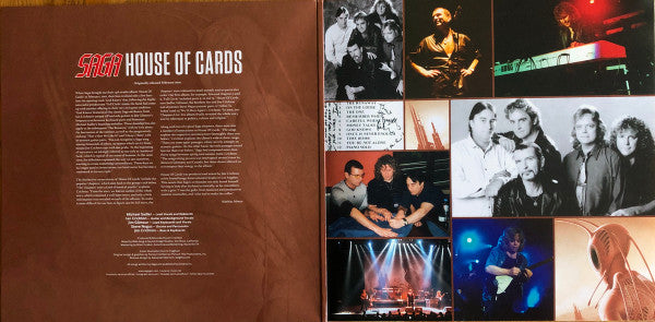 Saga (3) : House Of Cards (LP, Album, RE, RM)
