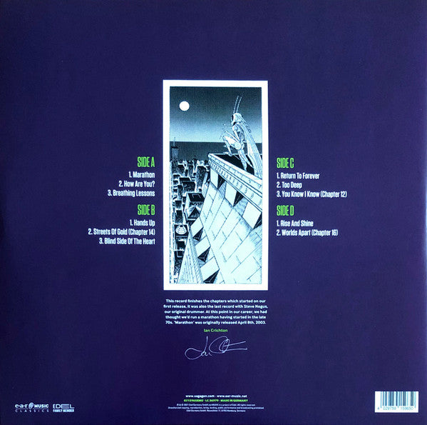 Saga (3) : Marathon (2xLP, Album, RE, RM)