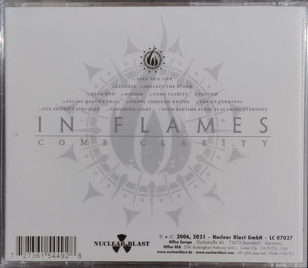 In Flames : Come Clarity (CD, Album, RE)
