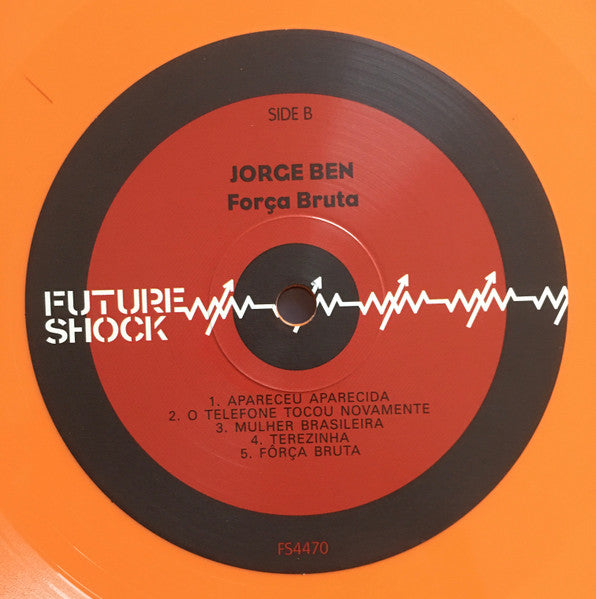 Jorge Ben : Fôrça Bruta (LP, Album, Ltd, RE, Unofficial, Ora)