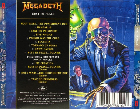 Megadeth : Rust In Peace (CD, Album, RE, RM)