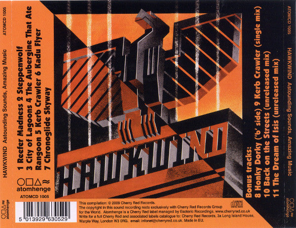 Hawkwind : Astounding Sounds, Amazing Music (CD, Album, RE, RM)