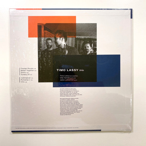Timo Lassy : Trio (LP, Album, Blu)