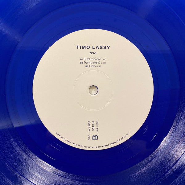 Timo Lassy : Trio (LP, Album, Blu)