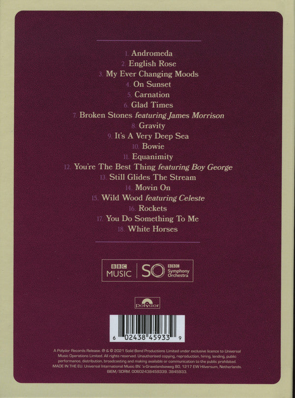 Paul Weller With Jules Buckley & BBC Symphony Orchestra : An Orchestrated Songbook (CD, Album, Dlx)