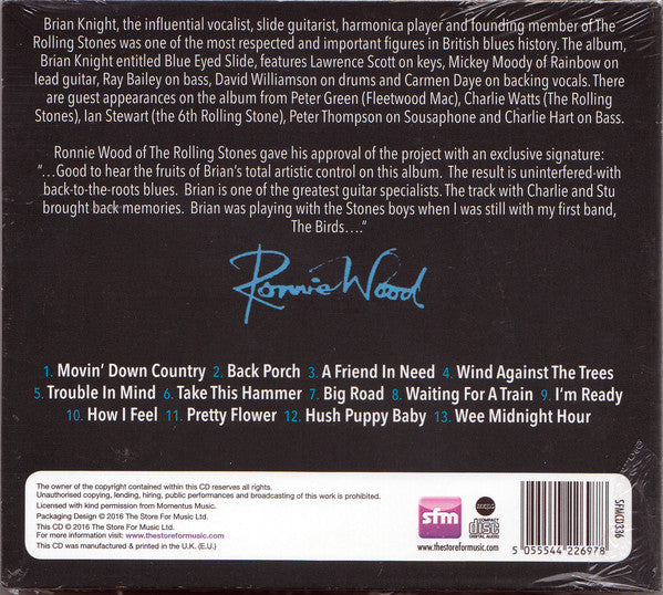 Brian Knight : Blue Eyed Slide (CD, Album, RE)