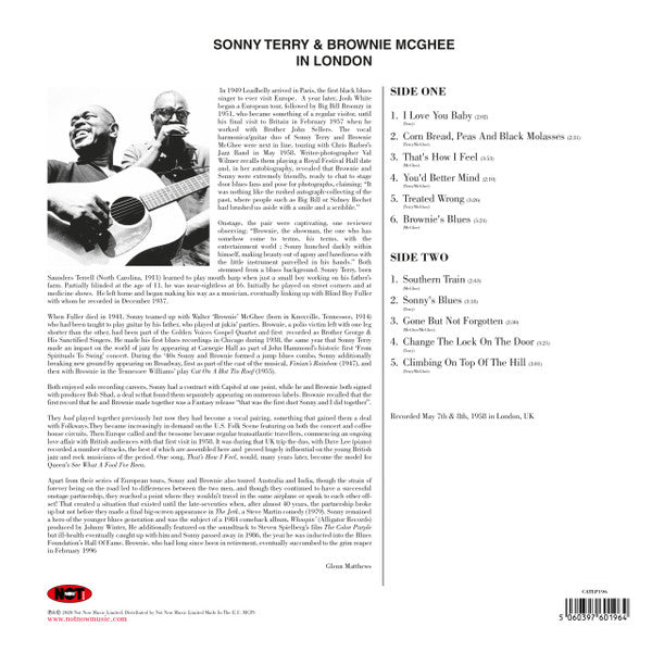 Sonny Terry & Brownie McGhee : In London (LP, Album, RE)