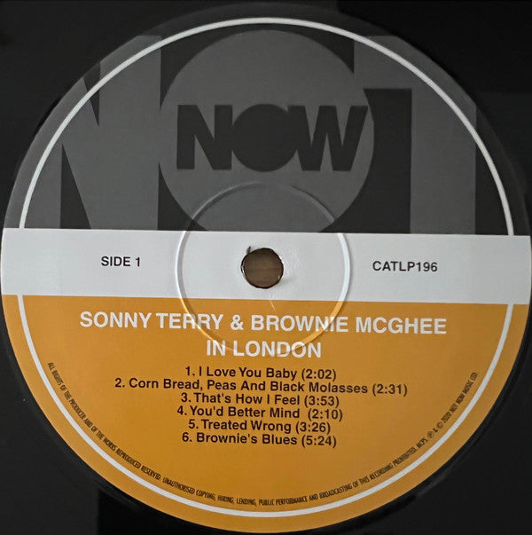 Sonny Terry & Brownie McGhee : In London (LP, Album, RE)