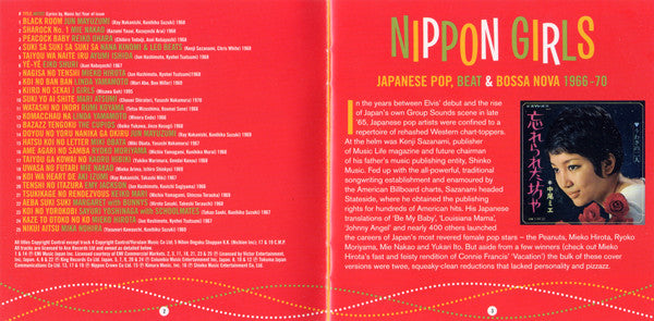 Various : Nippon Girls: Japanese Pop, Beat & Bossa Nova 1966-70 (CD, Comp)