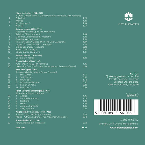 Kottos (2) : Songs & Dances (CD, Album)