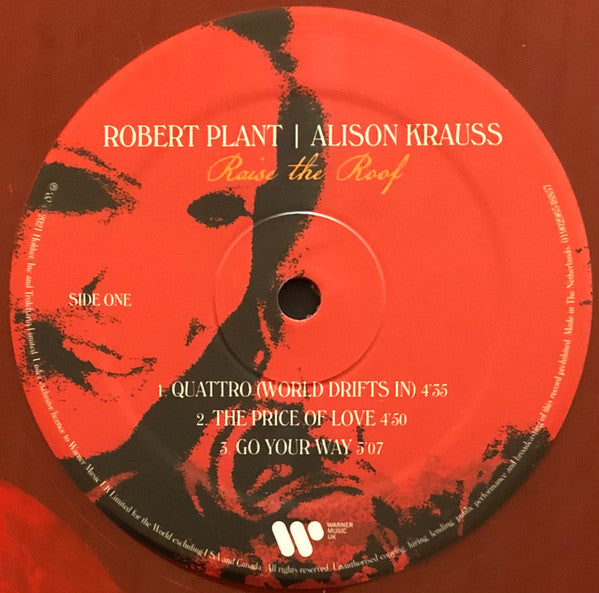 Robert Plant | Alison Krauss : Raise The Roof (2xLP, Album, Ltd, Red)