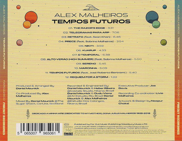 Alex Malheiros : Tempos Futuros (CD, Album)