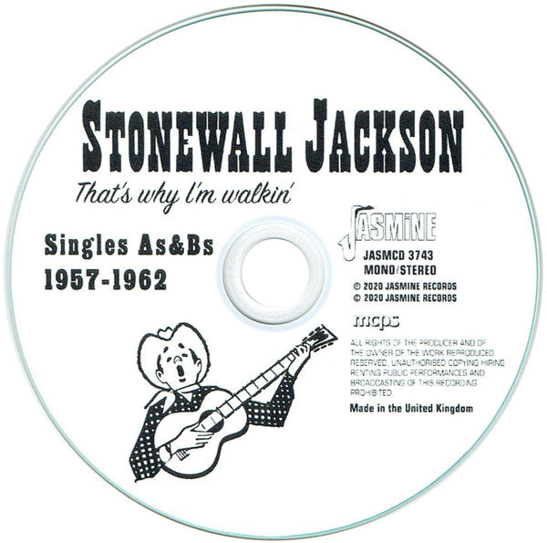 Stonewall Jackson : That's Why I'm Walkin' - Singles As & Bs, 1957-1962 (CD, Comp, Mono)