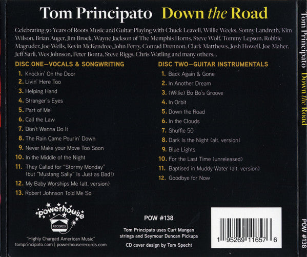 Tom Principato : Down The Road (2xCD, Album)