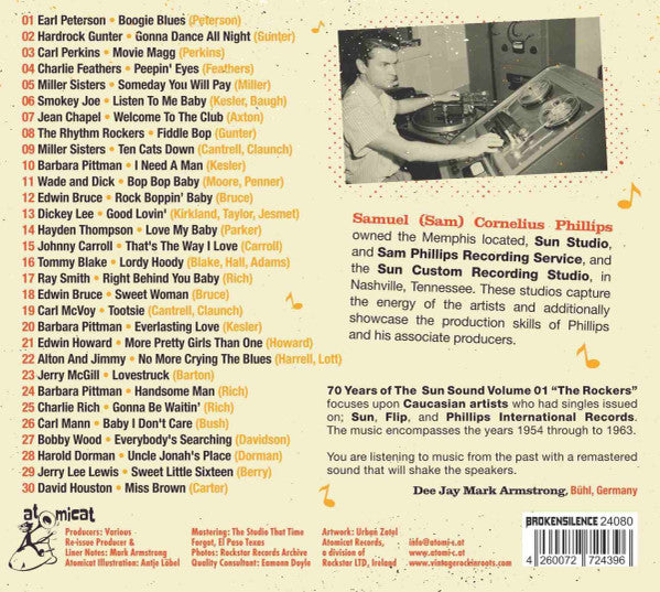 Various : 70 Years of The Sun Sound Volume 01 The Rockers (CD, Comp)