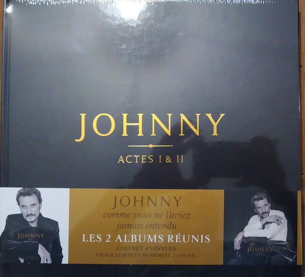 Johnny Hallyday : Actes I & II (2xLP, Album, RE + 2xLP, Album, RE + Box, Comp, Ltd)