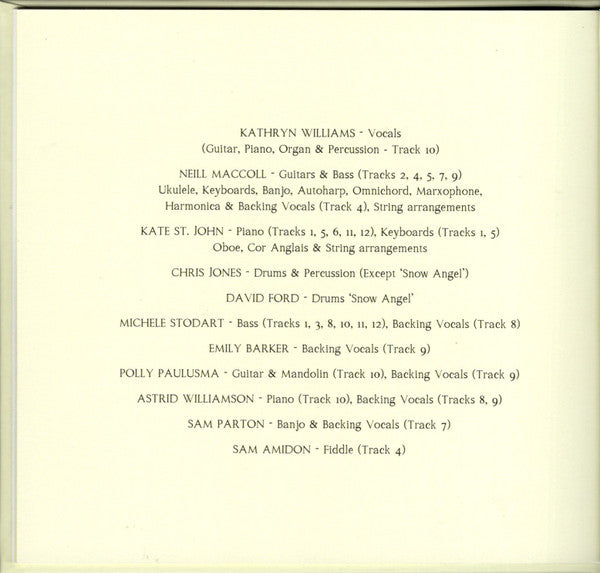 Kathryn Williams, Carol Ann Duffy : Midnight Chorus (CD, Album)