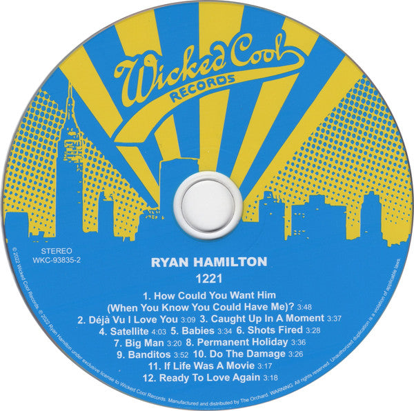 Ryan Hamilton (8) : 1221 (CD)