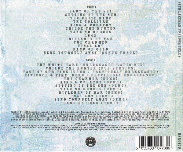Seth Lakeman : Freedom Fields (15th Anniversary Edition) (2xCD, Album, RE, Dig)