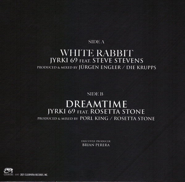 Jyrki 69 Feat. Steve Stevens : White Rabbit (7", Single, Spl)