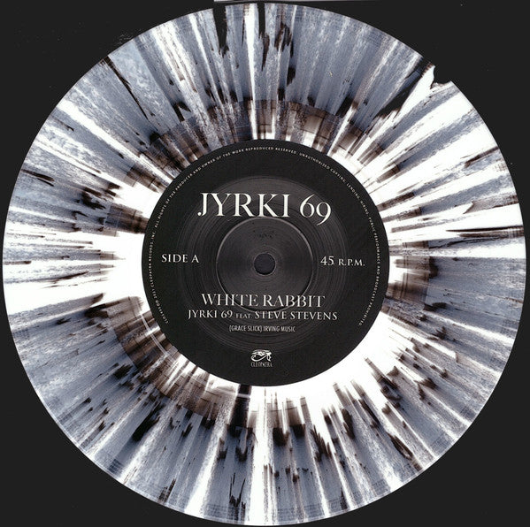 Jyrki 69 Feat. Steve Stevens : White Rabbit (7", Single, Spl)