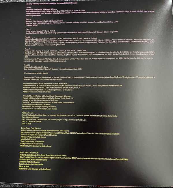 Cobra Starship : Hot Mess (LP, Album, Ltd, RE, Sil)