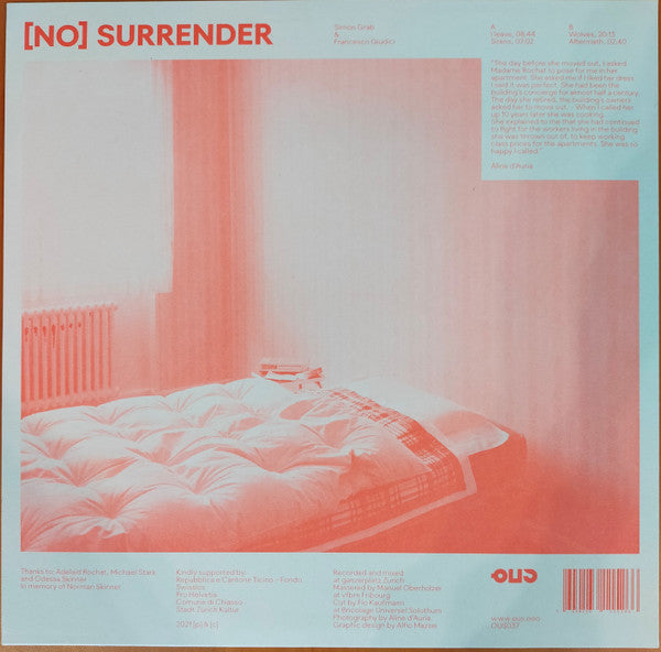 Simon Grab + Francesco Giudici : [No] Surrender (LP, Album)