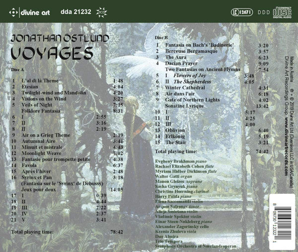 Jonathan Östlund : Voyages (2xCD, Album)