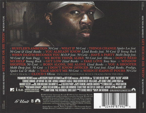 Various : Music From And Inspired By Get Rich Or Die Tryin' The Motion Picture (CD, Album, Comp, Enh, S/Edition)