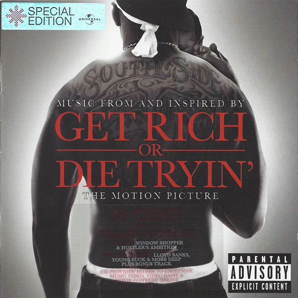 Various : Music From And Inspired By Get Rich Or Die Tryin' The Motion Picture (CD, Album, Comp, Enh, S/Edition)
