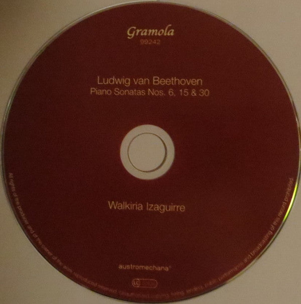 Walkiria Izaguirre : Ludwig van Beethoven Piano Sonatas Nos. 6, 15 & 30 (CD + File, MP3, WAV)