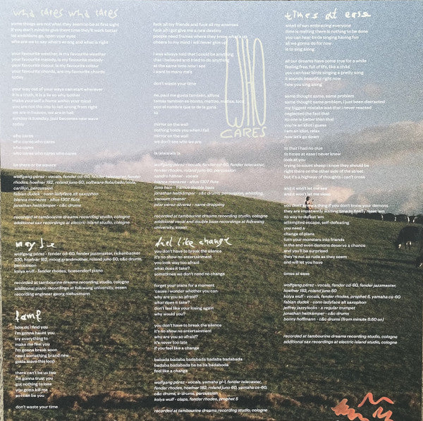 Wolfgang Pérez : Who Cares Who Cares (LP, Album)