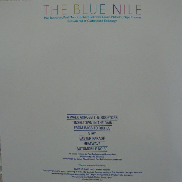 The Blue Nile : A Walk Across The Rooftops (CD, Album, RE, RM)