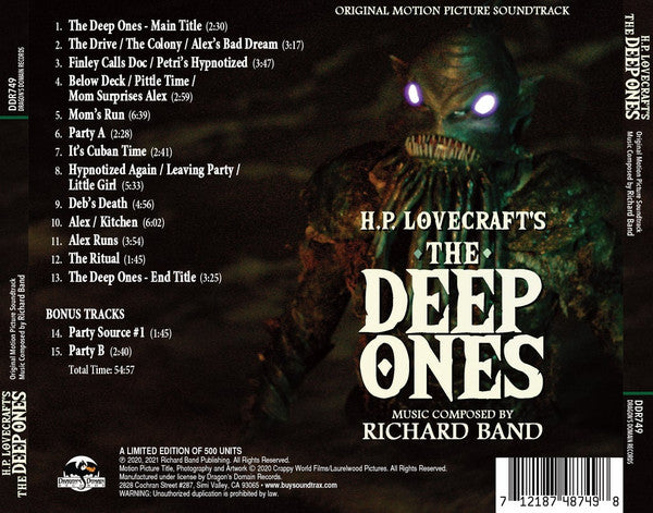 Richard Band : The Deep Ones (CD, Album, Ltd)