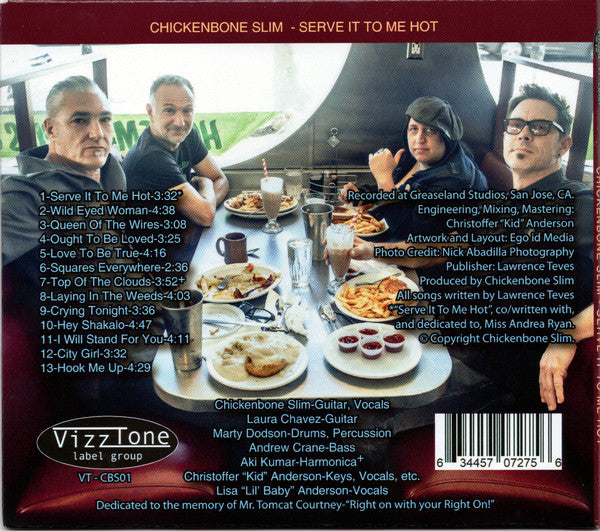 Chickenbone Slim : Serve It To Me Hot (CD, Album)