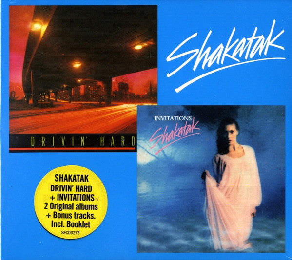 Shakatak : Drivin' Hard / Invitations (2xCD, Album, Comp)
