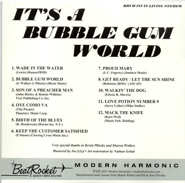 The Mam'selles : It's A "Bubble Gum World" (CD, Album, RE)