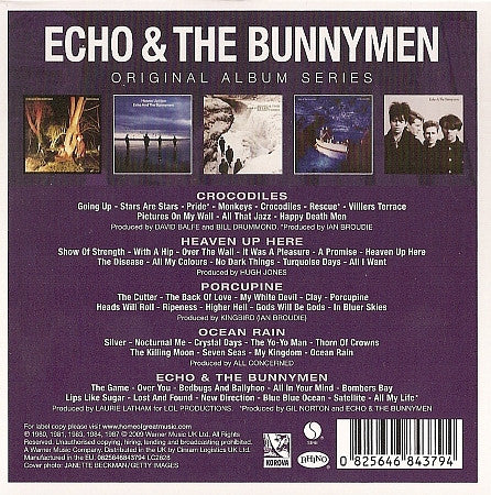 Echo & The Bunnymen : Original Album Series (CD, Album, RE + CD, Album, RE + CD, Album, RE + CD)