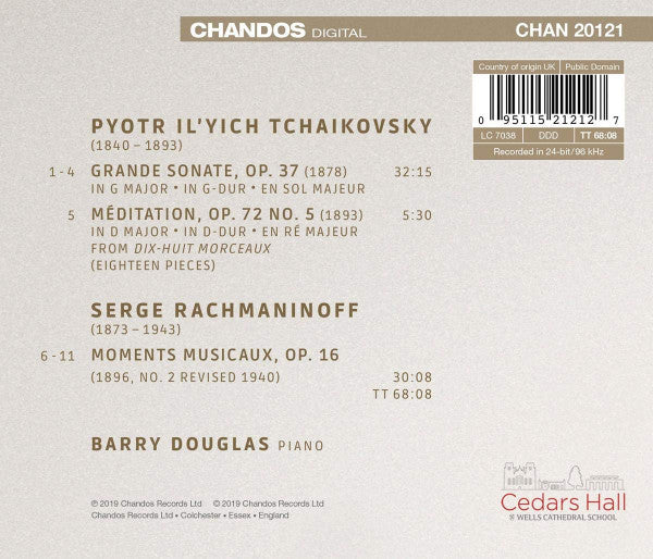 Barry Douglas, Pyotr Ilyich Tchaikovsky, Sergei Rachmaninoff : Tchaikovsky Plus One Vol. 2 (CD, Album)