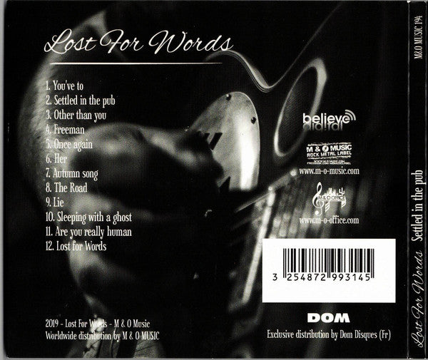Lost For Words (3) : Settled In The Pub (CD, Album)