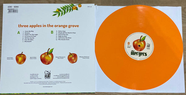 The Mergers (3) : Three Apples In The Orange Grove (LP, Album, Ltd, Ora)