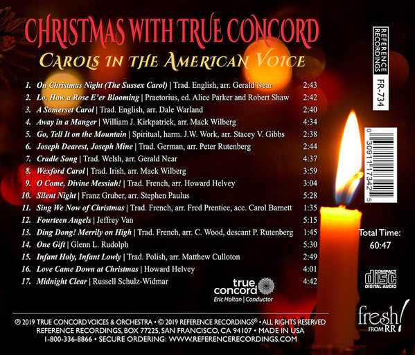 True Concord Voices & Orchestra, Eric Holtan : Christmas With True Concord: Carols In The American Voice (CD, Album)