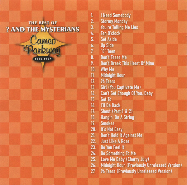 ? & The Mysterians : The Best Of ? And The Mysterians (Cameo Parkway 1966-1967) (CD, Comp, RE, Tec)